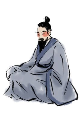 国学人物插画
