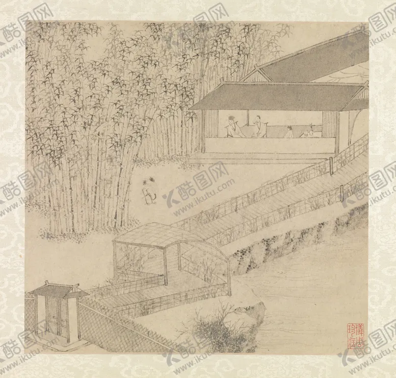编号：30450210241440471184【酷图网】源文件下载-文徵明水墨画  