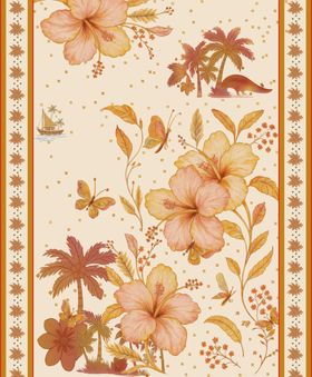 花卉图案装饰背景图