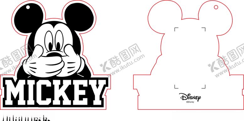 编号：69699504191400421391【酷图网】源文件下载-米奇米尼吊牌MICKEY