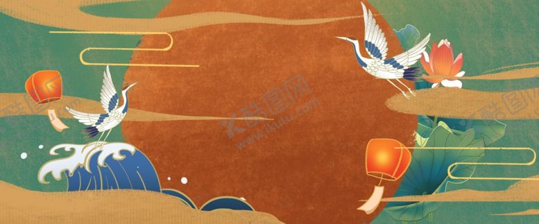 编号：15272809261018119819【酷图网】源文件下载-国潮背景