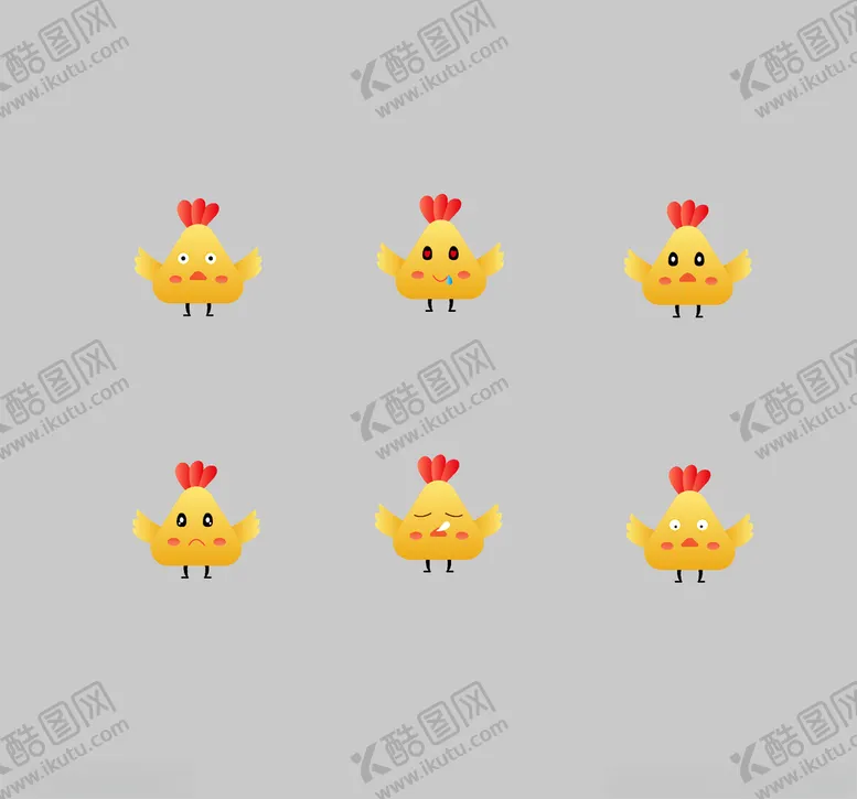 编号：65233906280036487978【酷图网】源文件下载-卡通小黄鸡