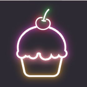 霓虹灯发光创意图案