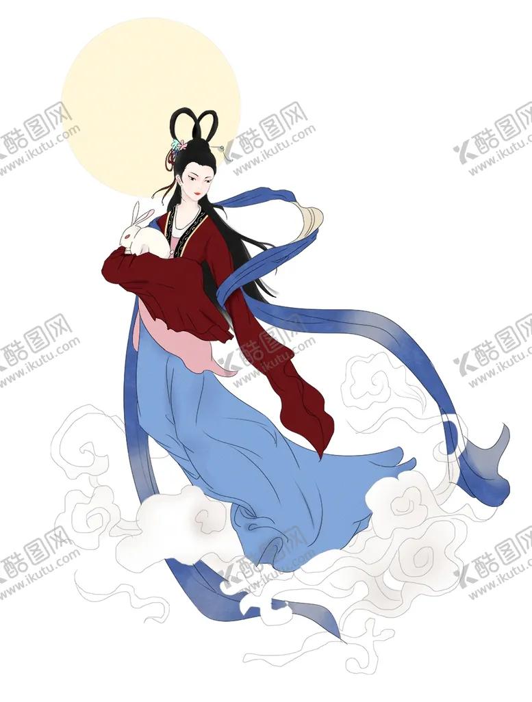 编号：82399401281039385801【酷图网】源文件下载-中秋节嫦娥奔月