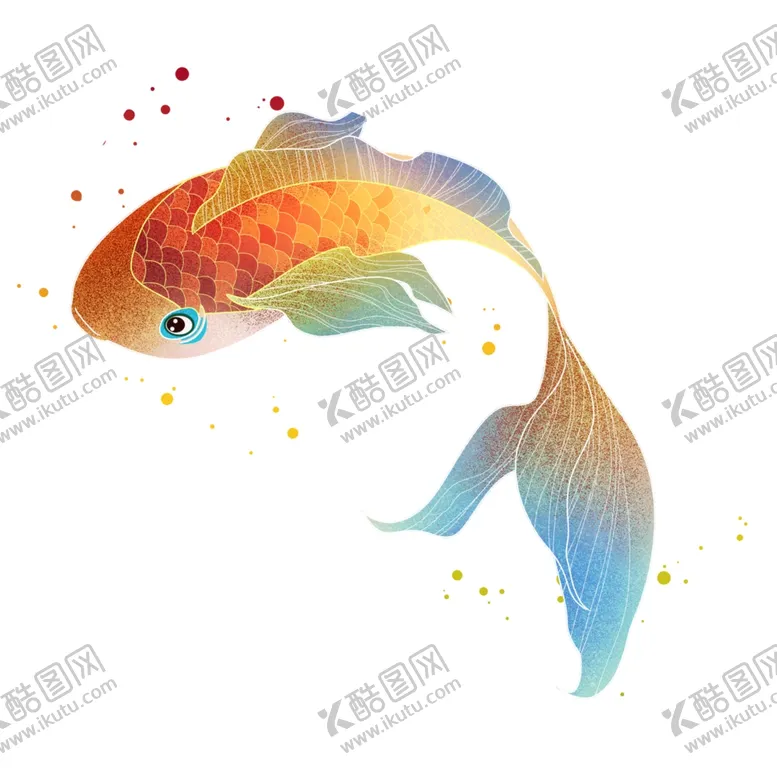 编号：99785604202235558787【酷图网】源文件下载-装饰飞鱼元素