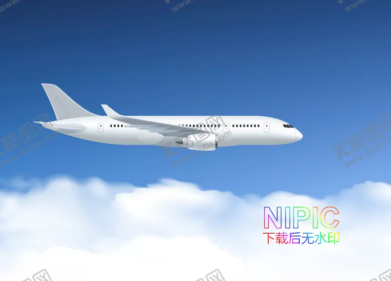 编号：24760504170809506336【酷图网】源文件下载-飞机客机矢量图