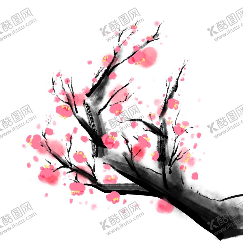编号：83549506261334183258【酷图网】源文件下载-梅花树枝元素