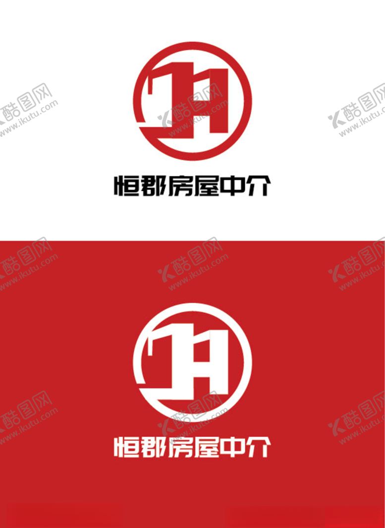 编号：51316805062059332574【酷图网】源文件下载-房屋中介标识设计