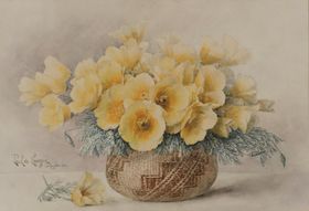 油画手绘装饰花