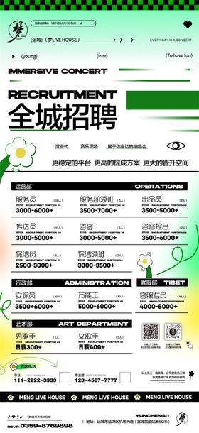 酒吧夜店销售招聘宣传海报