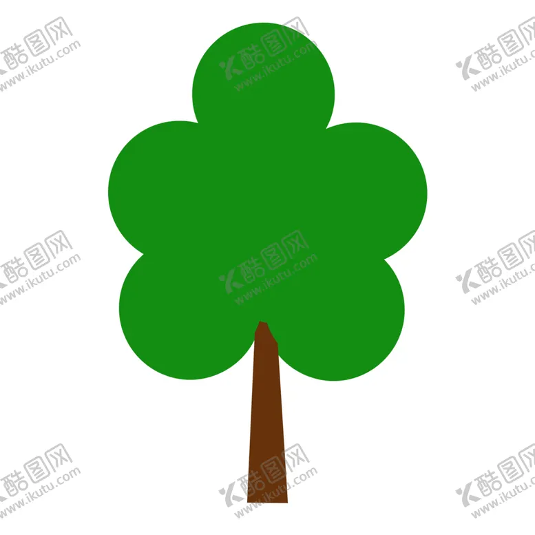 编号：20813006260641251739【酷图网】源文件下载-树木植物标志图形图标装饰素材