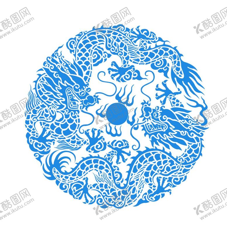 编号：98328612020122046351【酷图网】源文件下载-龙图案
