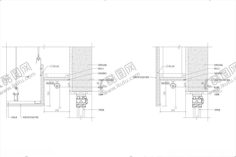 编号：89347410300723506970【酷图网】源文件下载-窗帘盒节点