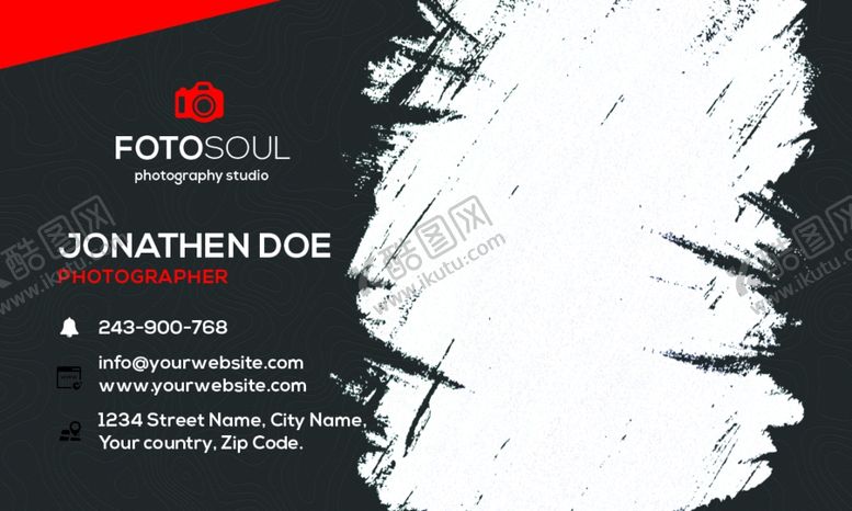 编号：62686209282250323294【酷图网】源文件下载-时尚名片