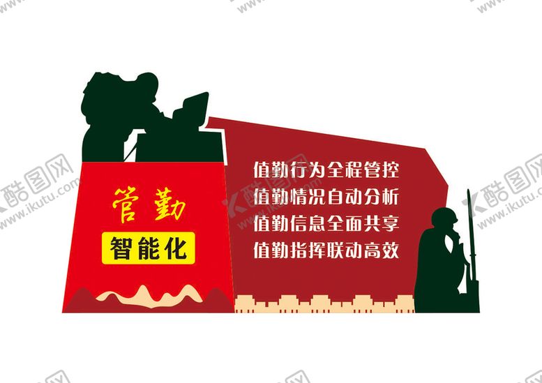 编号：72994210271616436448【酷图网】源文件下载-军营文化墙