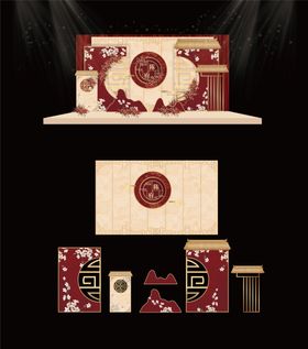 舞台区美陈布置