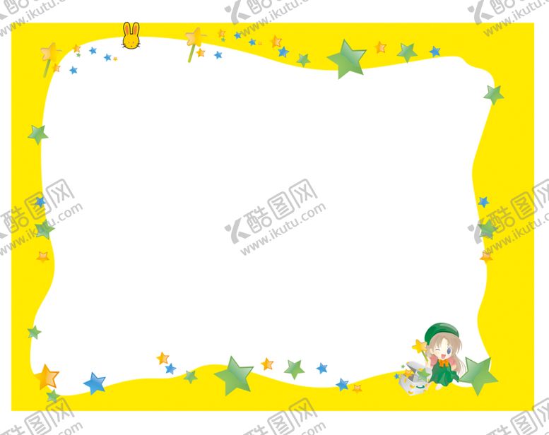 编号：92484605120518015666【酷图网】源文件下载-卡通边框卡通对话框