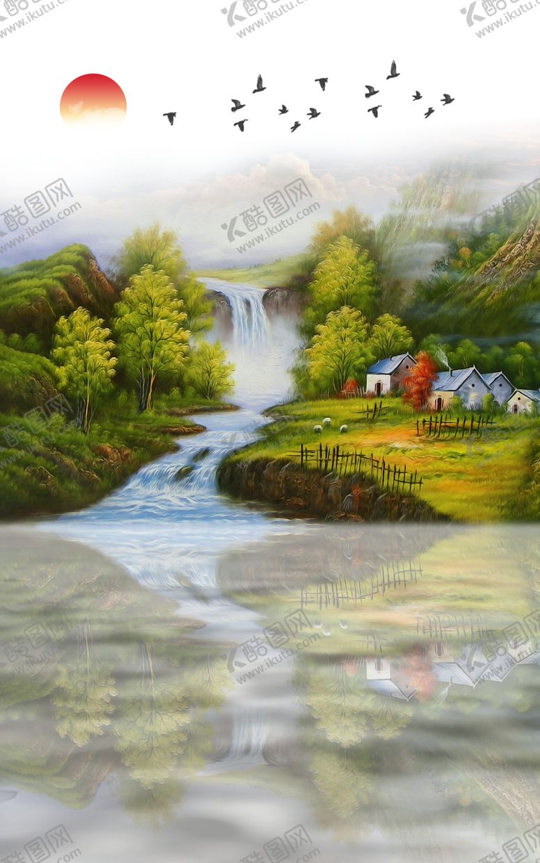 编号：43551905131259597020【酷图网】源文件下载-风景装饰画
