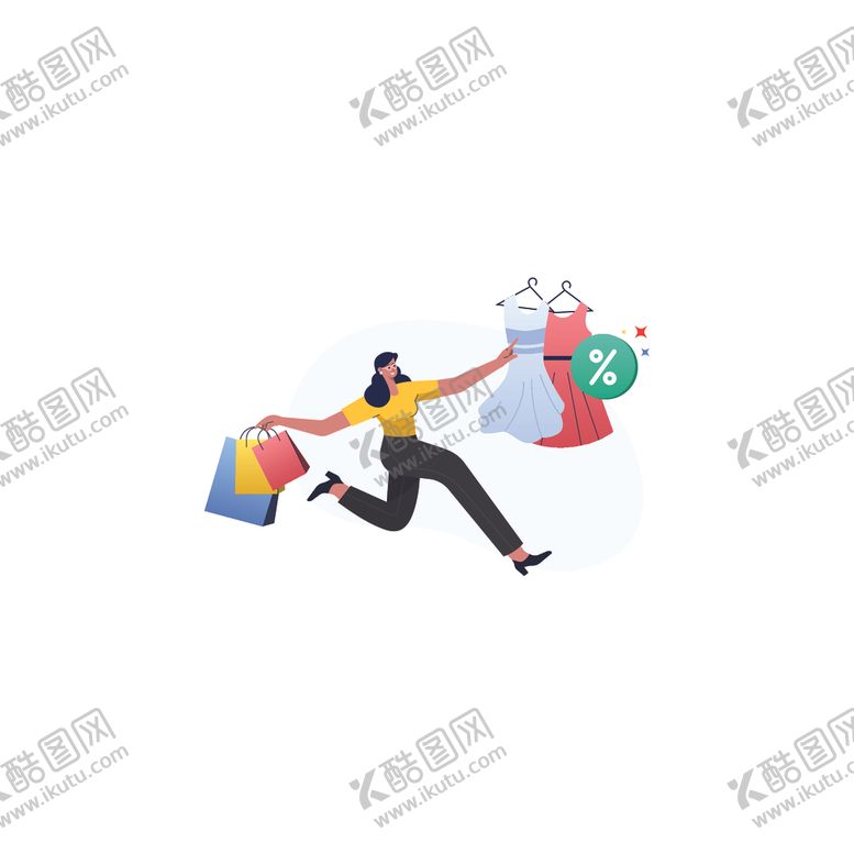 编号：98806004161458486455【酷图网】源文件下载-手绘电子购物