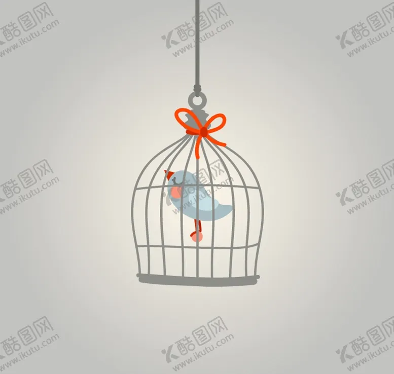 编号：52961309202133399602【酷图网】源文件下载-卡通笼中鸟