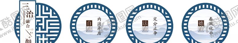 编号：26190506171442081888【酷图网】源文件下载-三治融合
