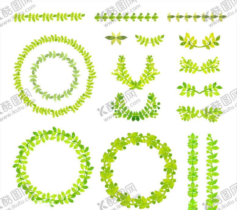 编号：86947210111609552652【酷图网】源文件下载-时尚花环花藤