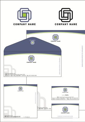 蓝色信封企业VI