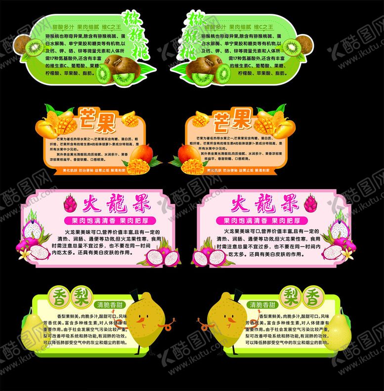 编号：69627806291758134631【酷图网】源文件下载-水果文化宣传牌展示