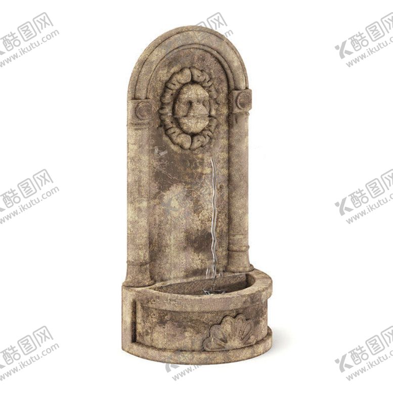编号：23119210251159098794【酷图网】源文件下载-C4D模型喷泉