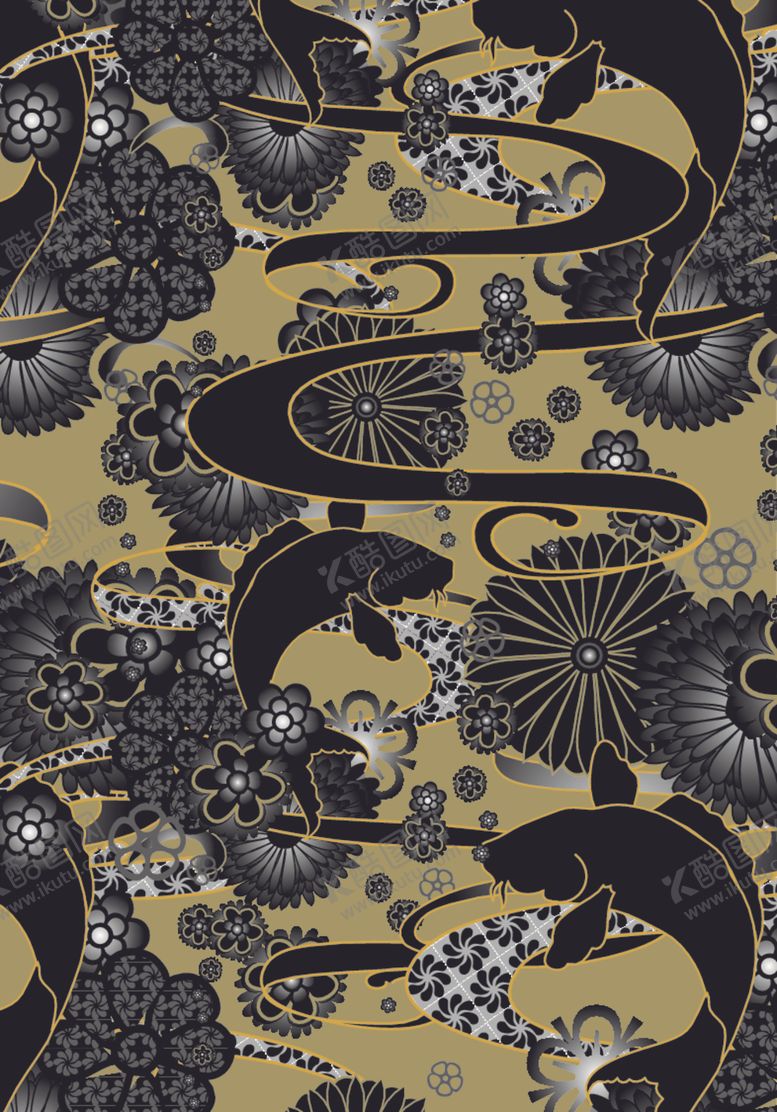 编号：23987811010410047117【酷图网】源文件下载-花纹背景
