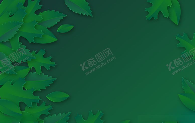 编号：73493710300311358852【酷图网】源文件下载-叶子背景