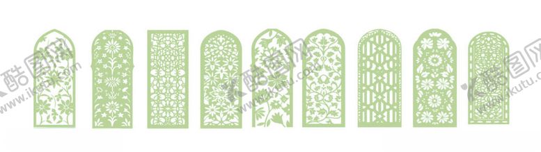 编号：23628210310241067291【酷图网】源文件下载-门窗图案花纹