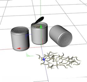 C4D模型罐头