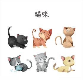 猫咪插画合集