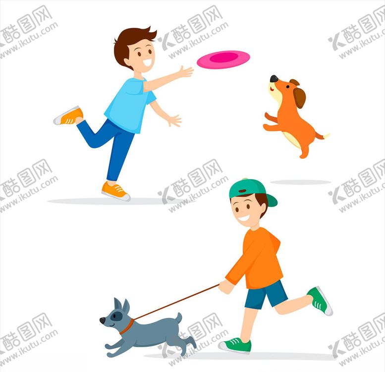 编号：53822106191400588897【酷图网】源文件下载-矢量可爱宠物