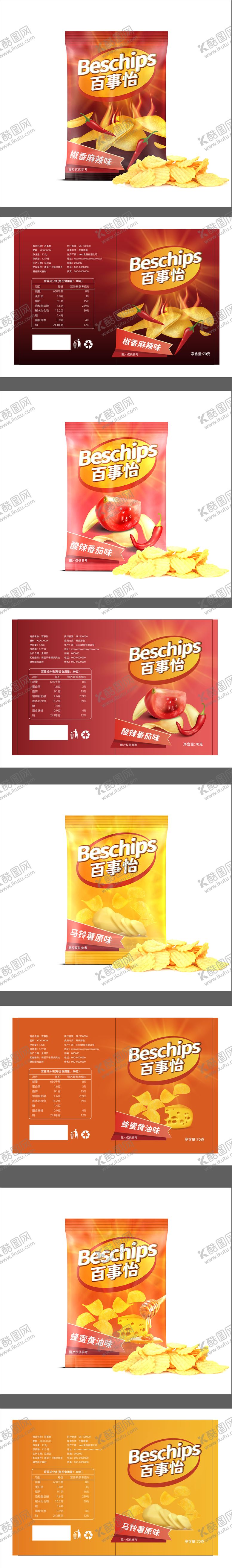 编号：52236009080326522084【酷图网】源文件下载-薯片包装袋