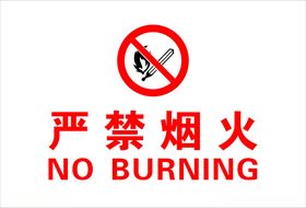 严禁烟火标识止