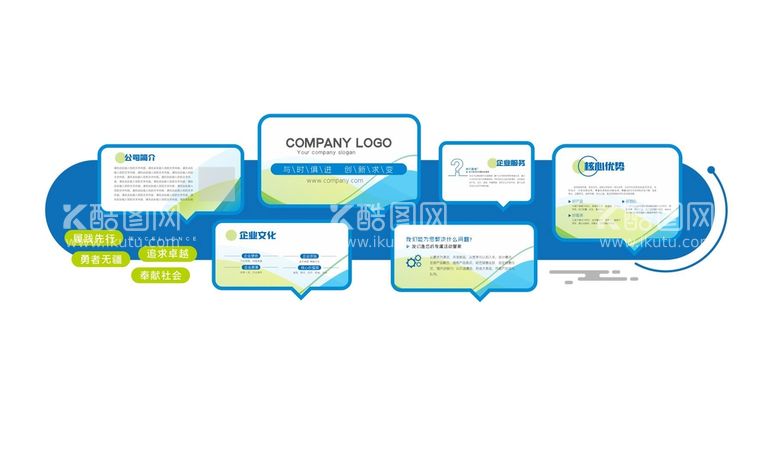 编号：84292812220338113202【酷图网】源文件下载-企业文化墙