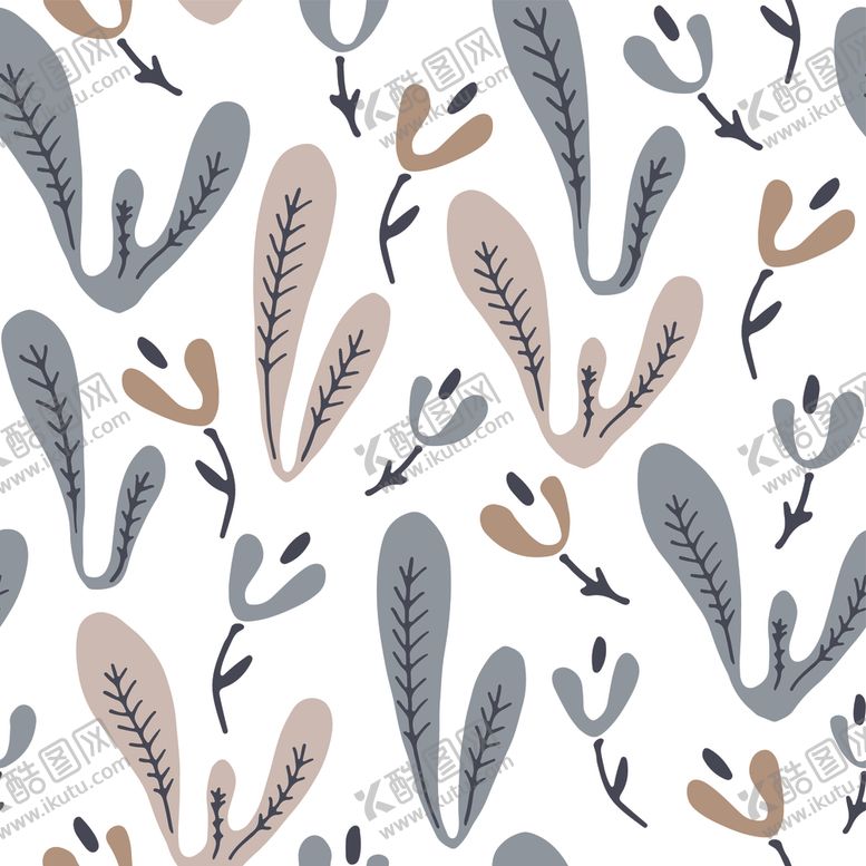 编号：12548309180313338570【酷图网】源文件下载-彩绘植物背景