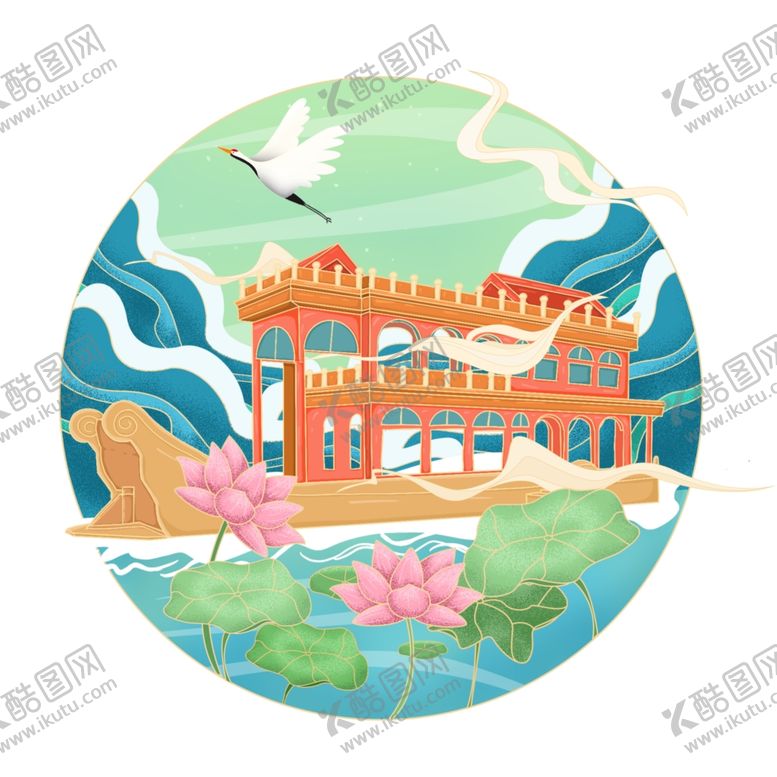 编号：19130904191052371660【酷图网】源文件下载-国潮插画