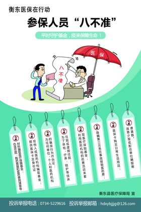 参保人员八不准