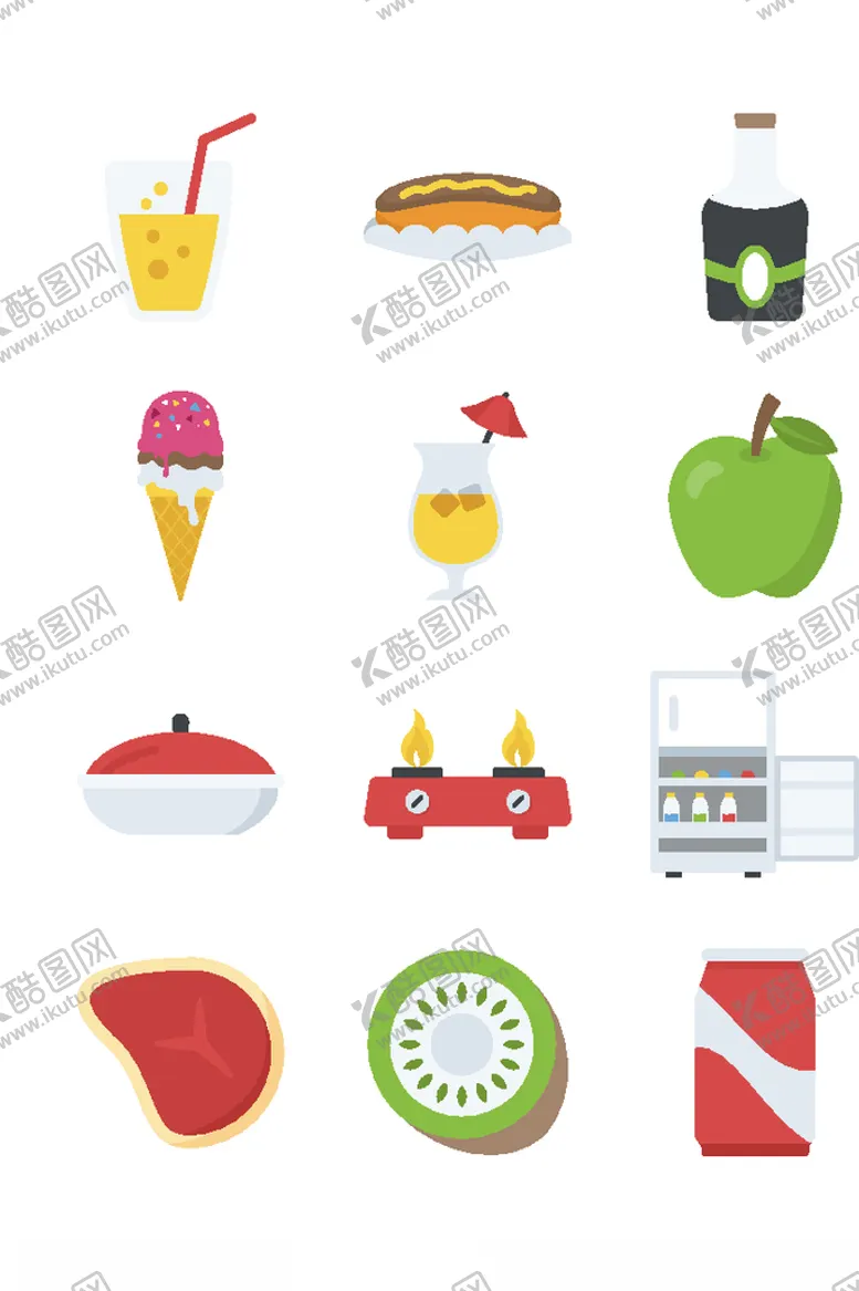 编号：84453604062102153751【酷图网】源文件下载-饮食图标