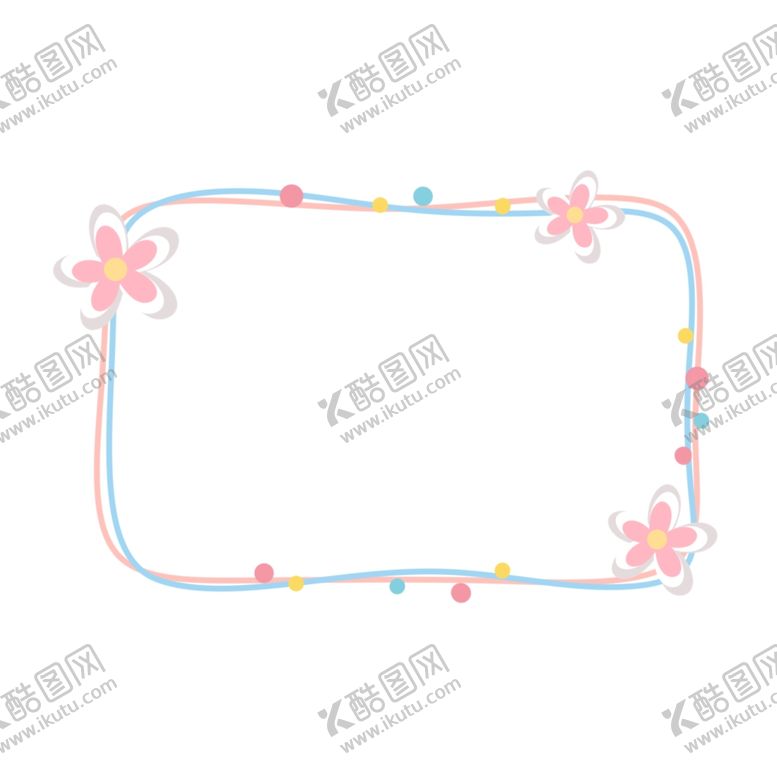 编号：71051102130014597169【酷图网】源文件下载-花朵边框