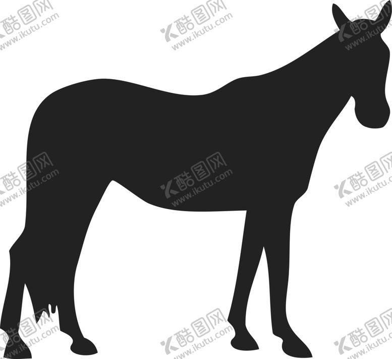 编号：82774207030235177327【酷图网】源文件下载-动物剪影