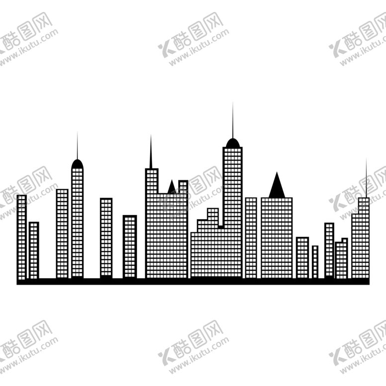 编号：82877306260451144527【酷图网】源文件下载-城市剪影