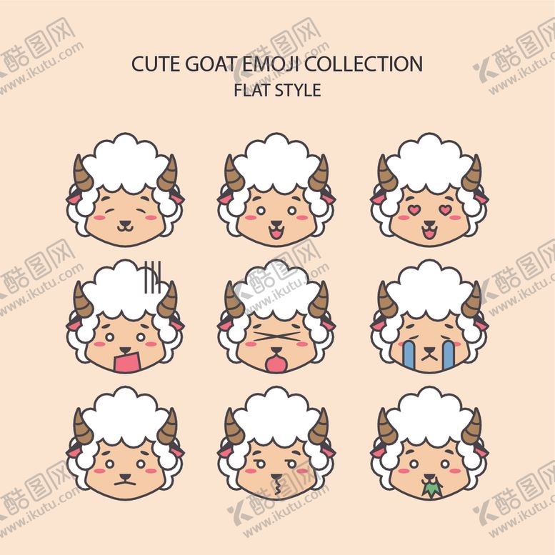 编号：86276109262111104808【酷图网】源文件下载-卡通羊
