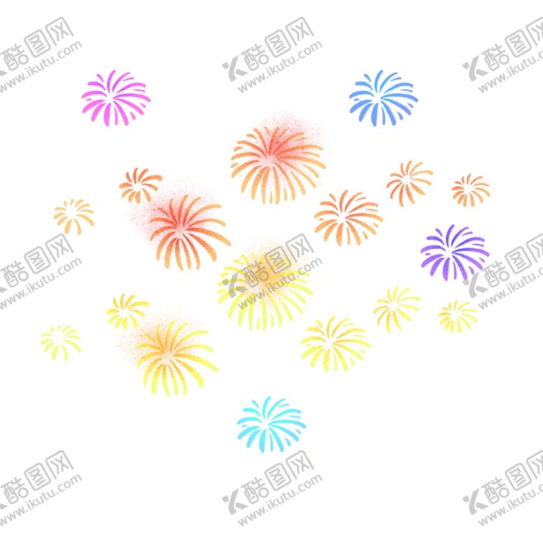 编号：13521404152319316584【酷图网】源文件下载-烟花元素