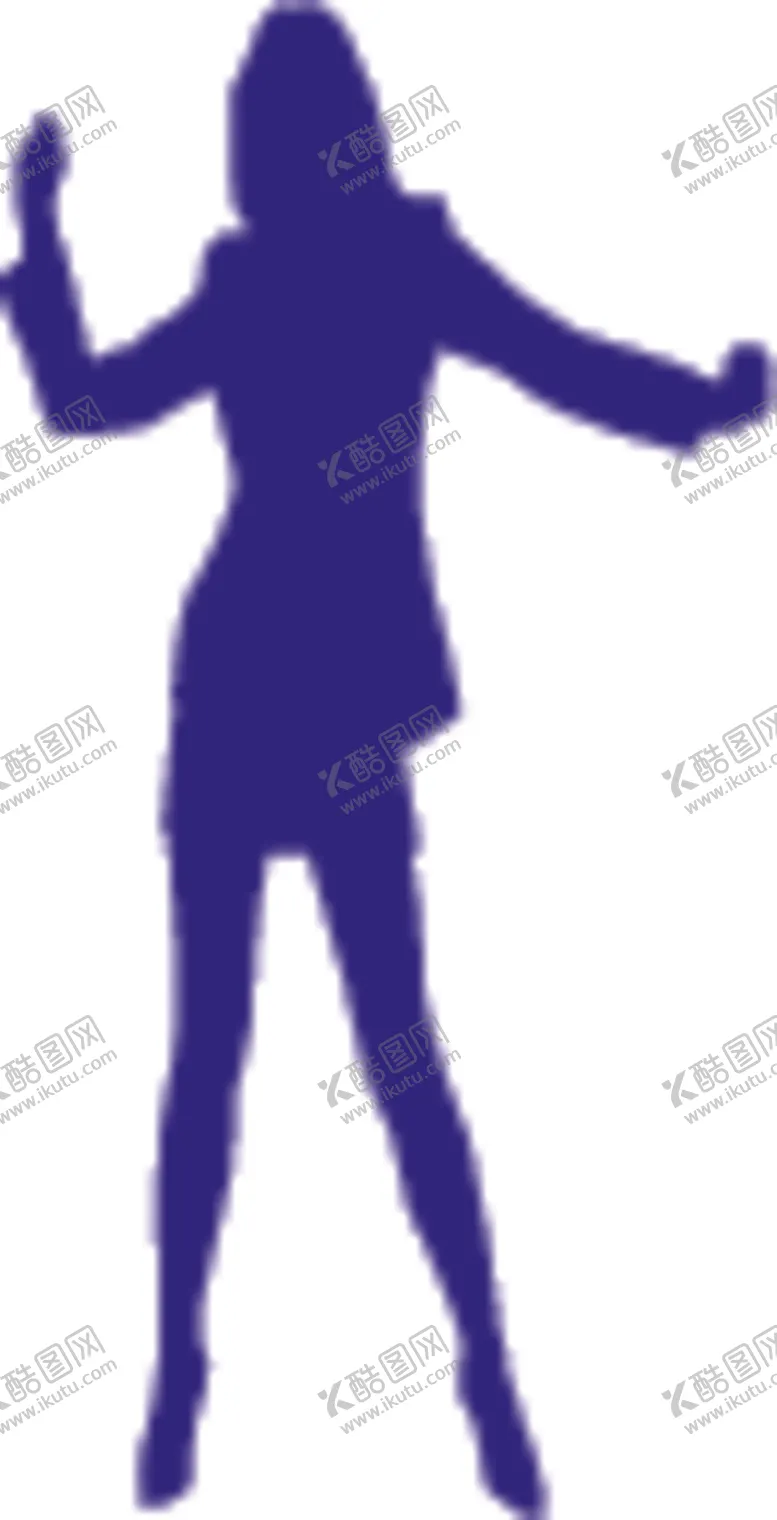 编号：26162005011045432956【酷图网】源文件下载-时尚美女剪影