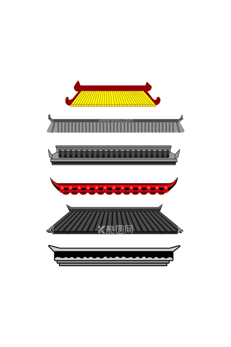 编号：41860509180501254970【酷图网】源文件下载-中式房顶屋檐