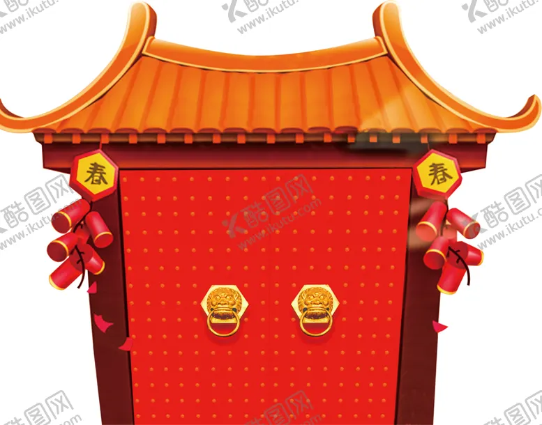 编号：32031605031521256293【酷图网】源文件下载-新年海报背景元素PNG素材
